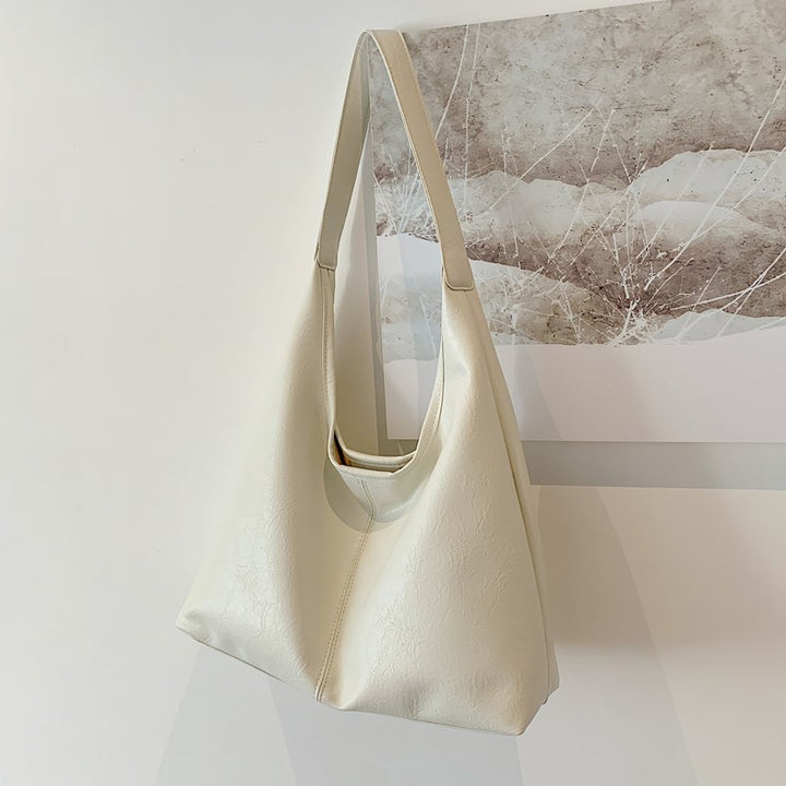 Damen geräumige Ledertasche mit weichem Griff Nord Taschen