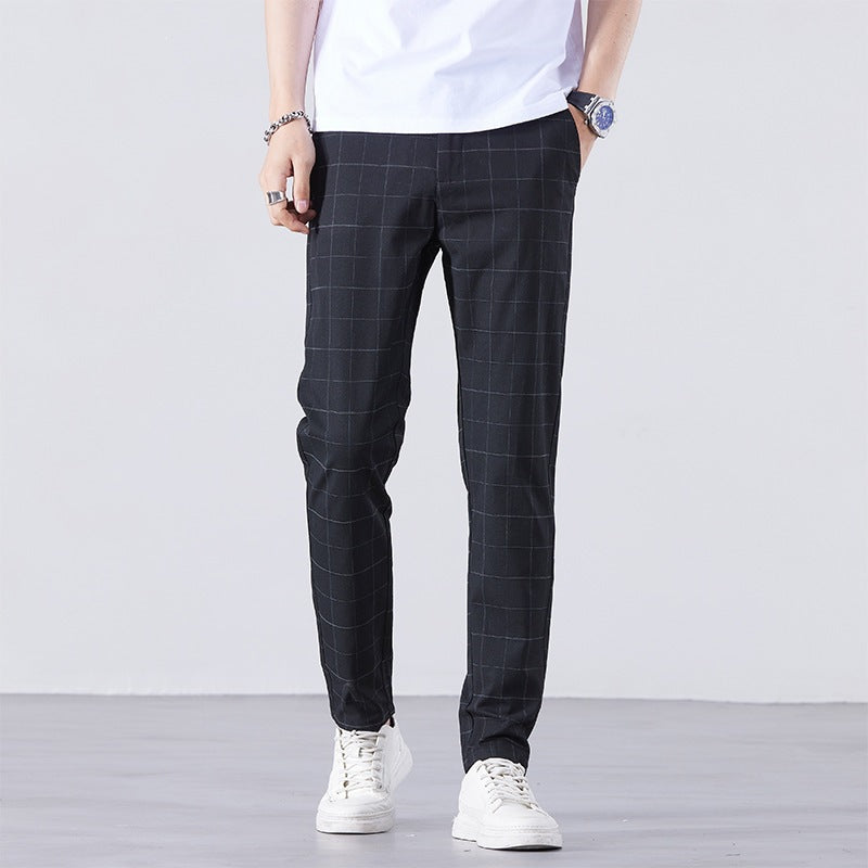 Herren Stylische Karohose Nord Taschen