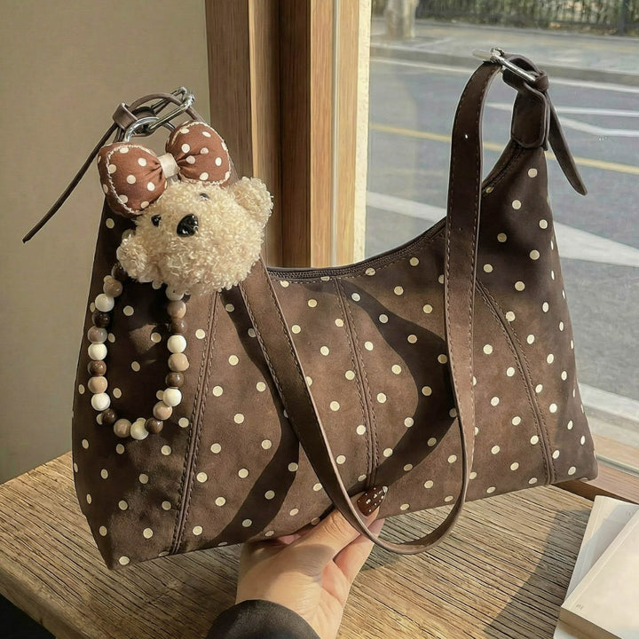 Damen modische Hobo-Handtasche mit verspieltem Dekor Nord Taschen
