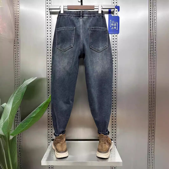 Herren Modische Ripped Jeans mit kreativen Patches Nord Taschen 1788342747