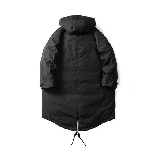 Herren Wasserdichter Thermo-Parka mit verlängerter Rückenpartie und Kapuze Nord Taschen