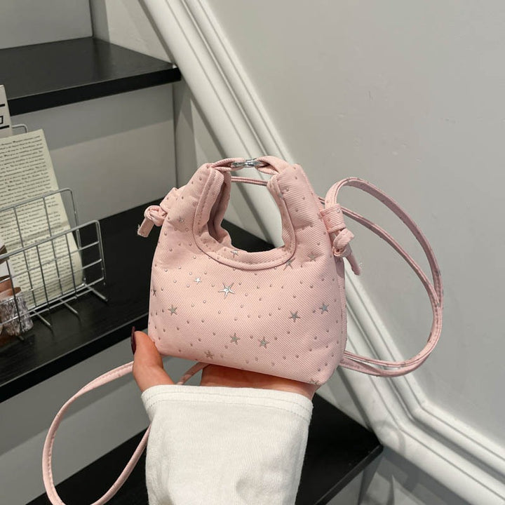Damen Mini-Umhängetasche mit Sternenmuster Nord Taschen