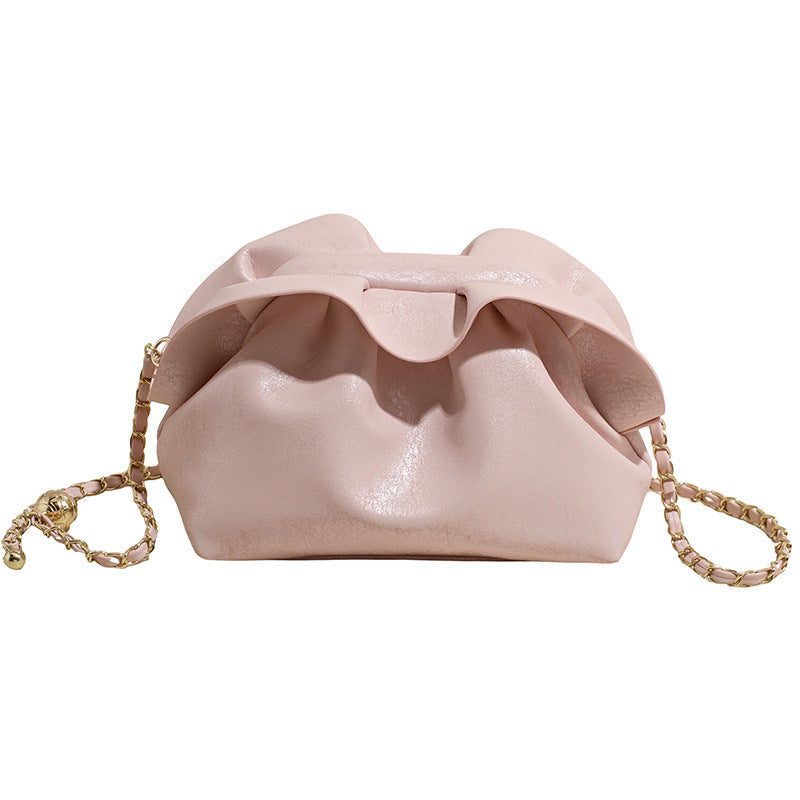 Damen elegante Clutch mit geflochtenem Kettenriemen und raffiniertem Design Nord Taschen