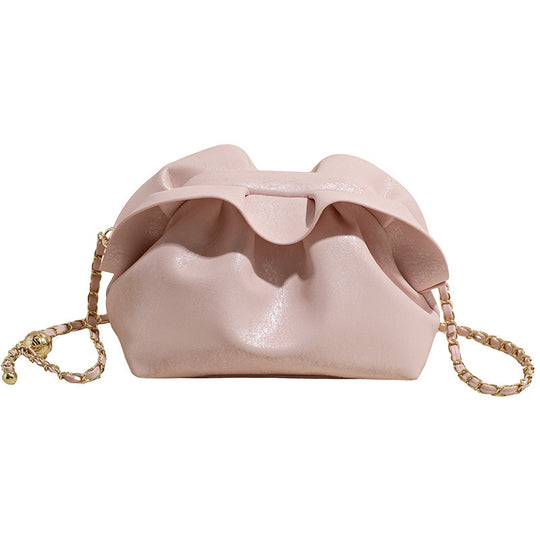 Damen elegante Clutch mit geflochtenem Kettenriemen und raffiniertem Design Nord Taschen