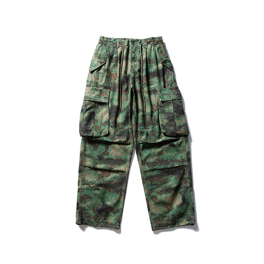 Herren Cargo-Overshirt im Utility-Stil mit Camouflage-Print und Mehrfachtaschen Nord Taschen