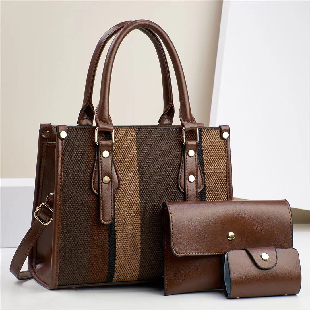 Damen praktische Handtasche mit abnehmbarer Geldbörse Nord Taschen