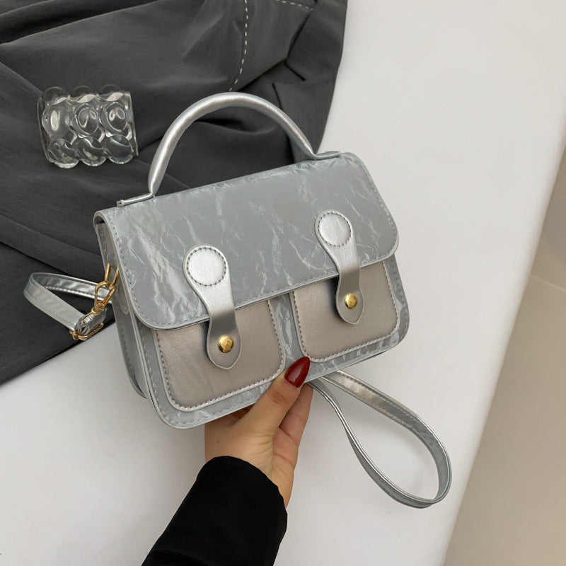 Damen elegante Umhängetasche mit zweifachem Laschenverschluss Nord Taschen