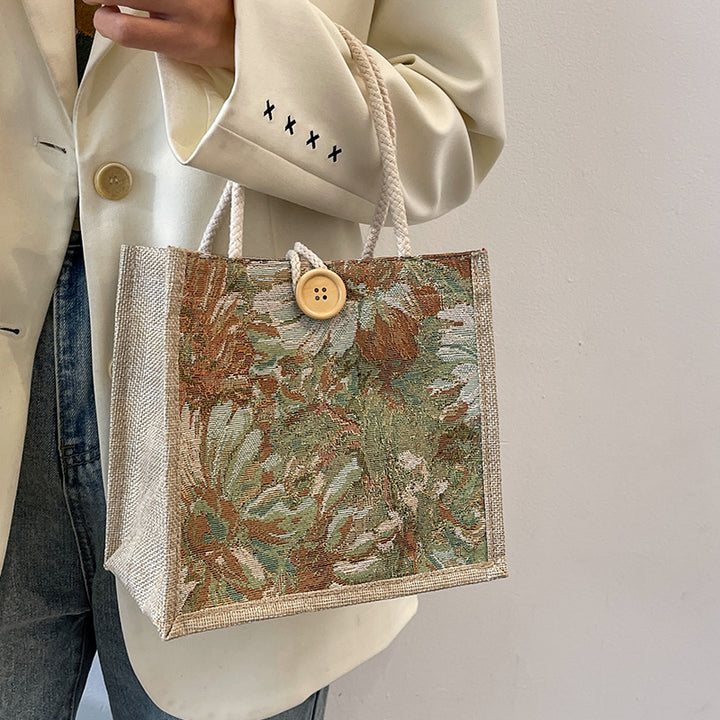 Damen elegante und handgefertigte Baumwolltasche Nord Taschen