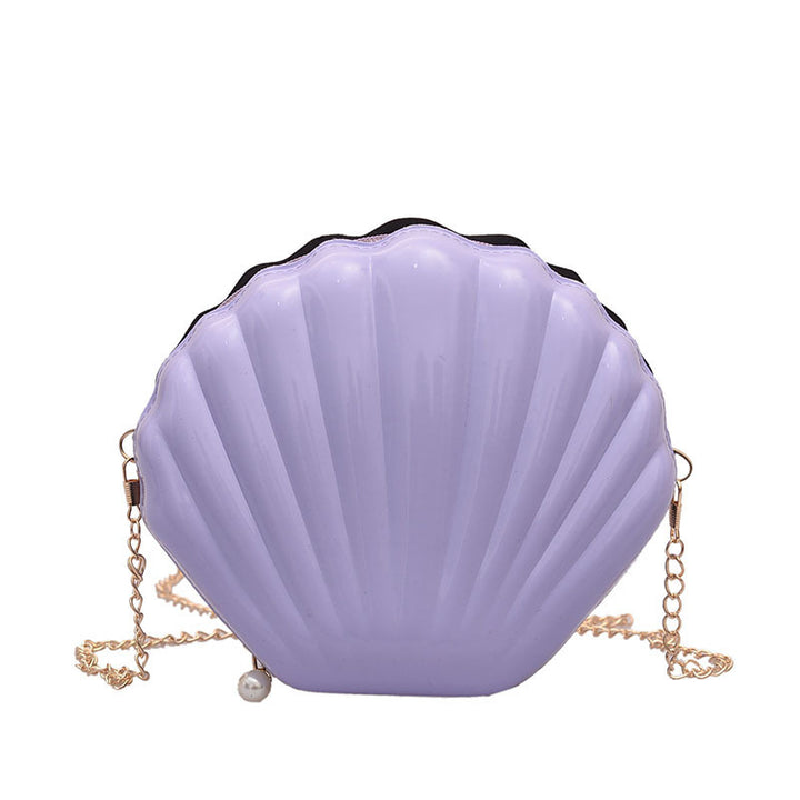 Damen elegante Clutch im Muschel-Design Nord Taschen