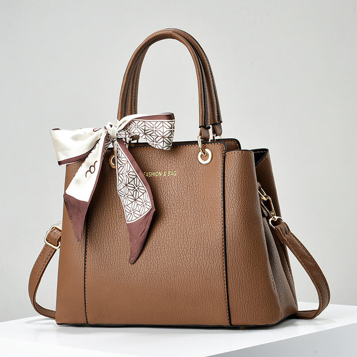Damen elegante Handtasche mit dekorativer Schleife Nord Taschen