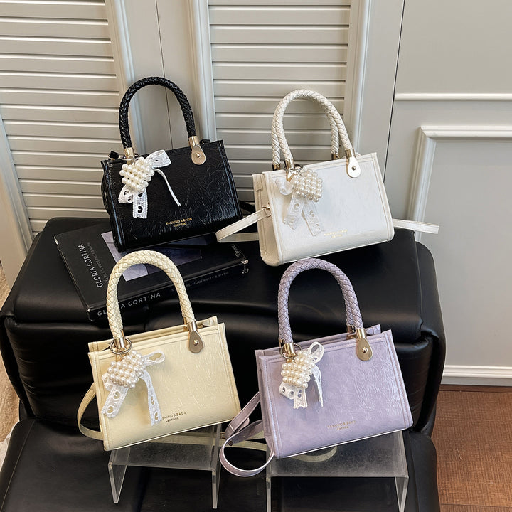 Damen elegante Handtasche im modernen Design mit strukturiertem Obermaterial Nord Taschen