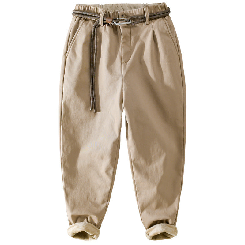 Damen Gefütterte Chinohose mit elastischem Bund und schmal zulaufenden Beinen Nord Taschen