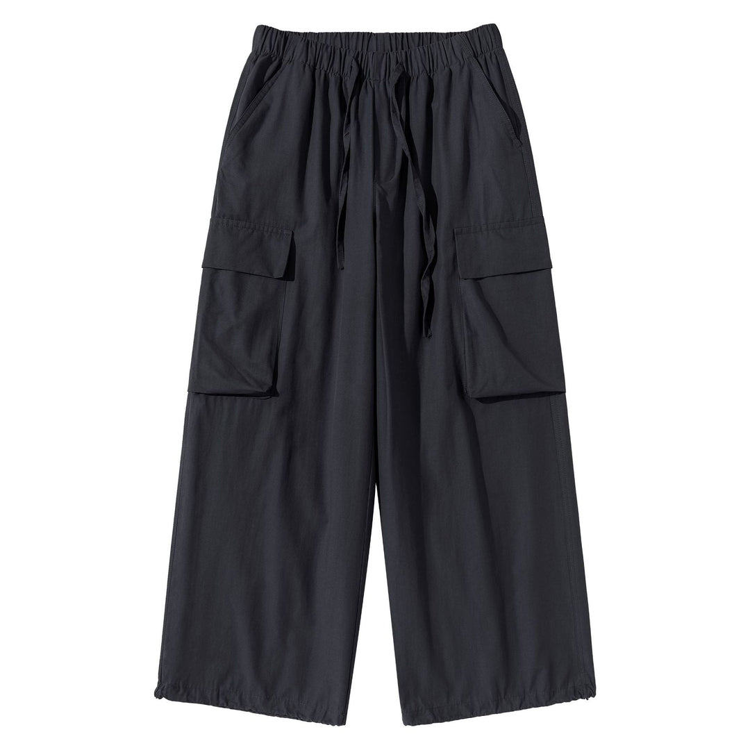 Damen Culotte-Cargo Bermudas im Utility-Look mit elastischem Tunnelzugbund und großen Pattentaschen Nord Taschen