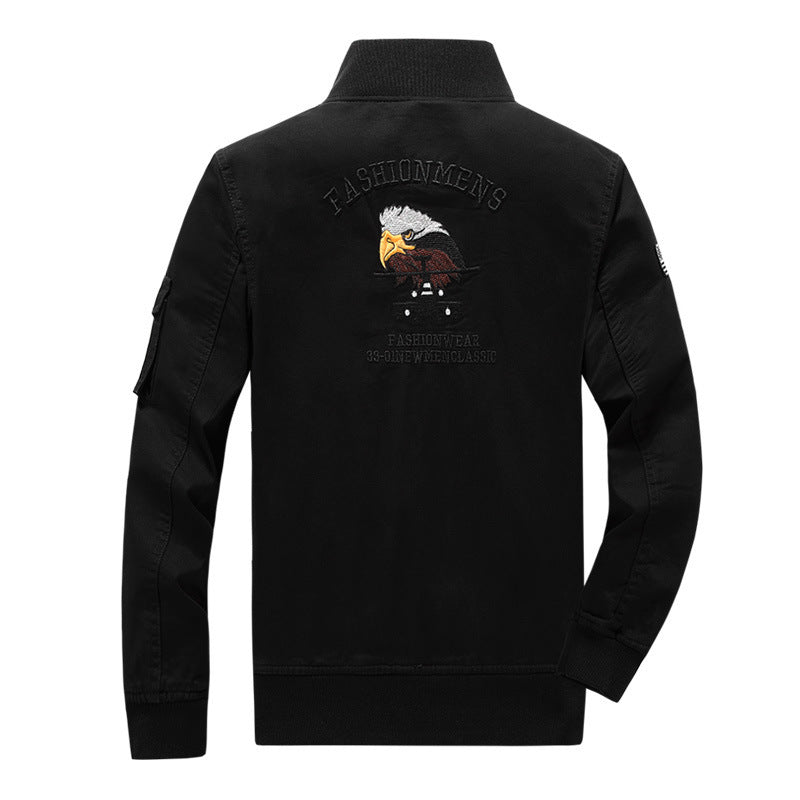 Herren Utility-Canvasjacke mit wärmender Teddyfleece-Innenlage und verdecktem Reißverschluss Nord Taschen
