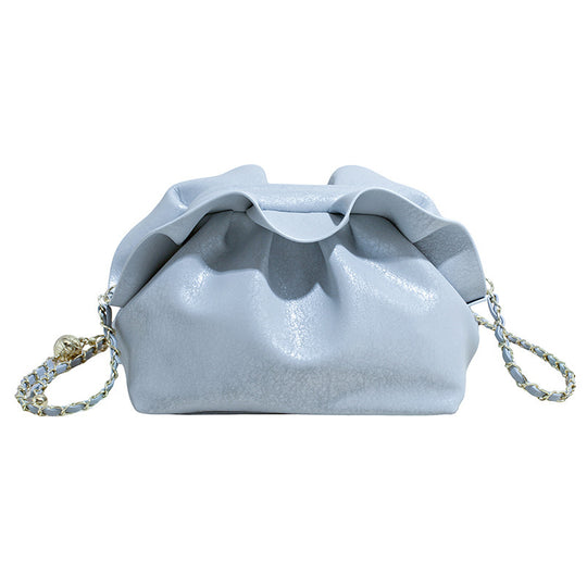 Damen elegante Clutch mit geflochtenem Kettenriemen und raffiniertem Design Nord Taschen