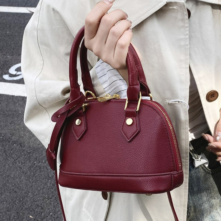 Damen elegante Handtasche mit abnehmbarem Schultergurt Nord Taschen
