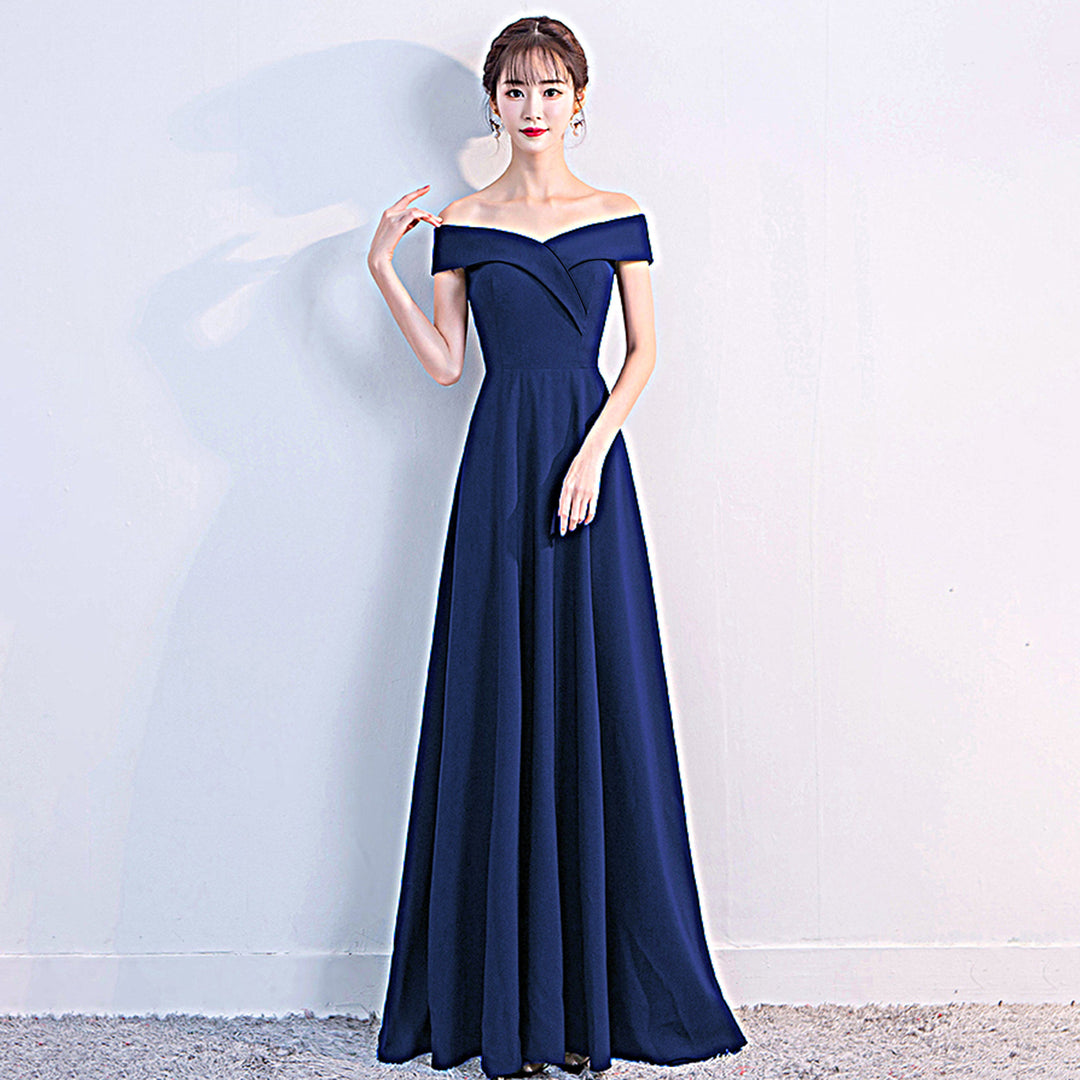 Elegantes Off-Shoulder Abendkleid