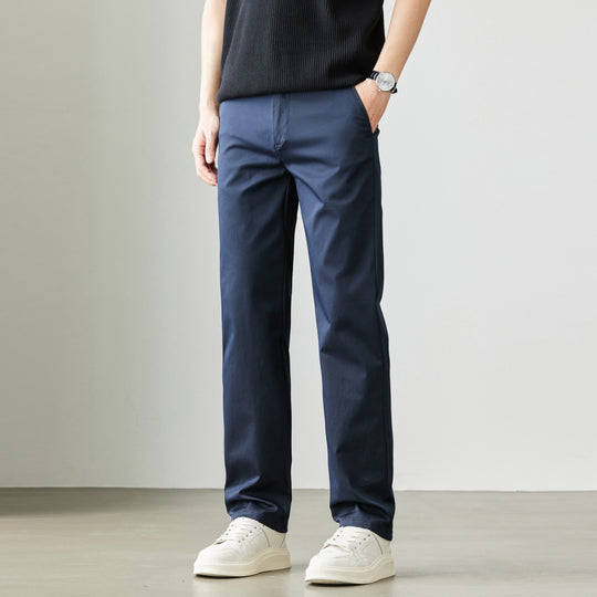 Herren Konische Chinohose mit seitlichen Taillenverstellern & schlanker Bundfalte Nord Taschen