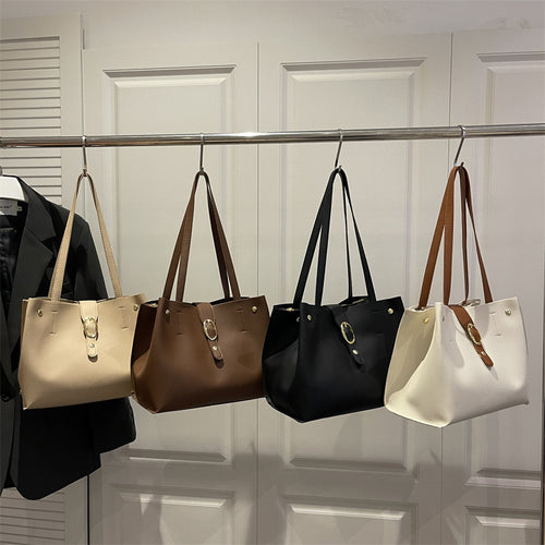 Damen elegante Handtasche mit goldenen Akzenten Nord Taschen