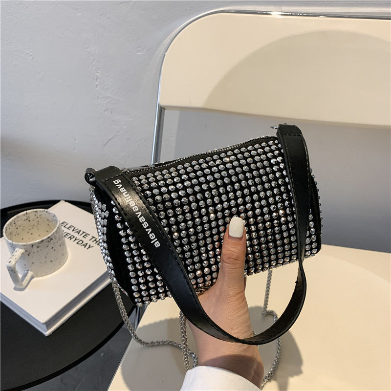 Damen Glamouröse Clutch-Tasche mit funkelnden Strassverzierungen Nord Taschen 1780427330
