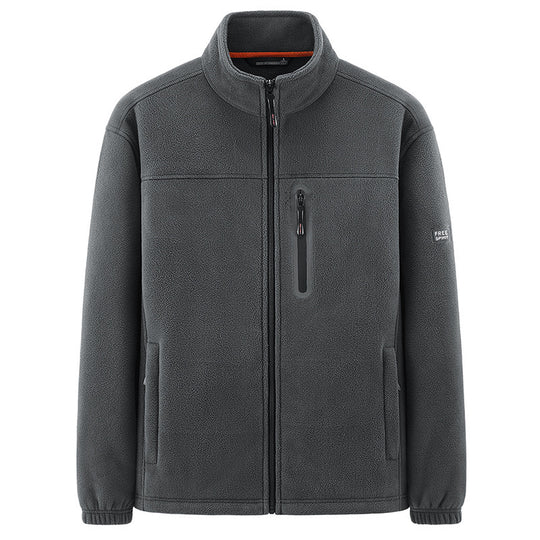 Herren Isolierende Mikrofleece-Funktionsjacke mit wasserdichter Brusttasche und Stehkragen Nord Taschen