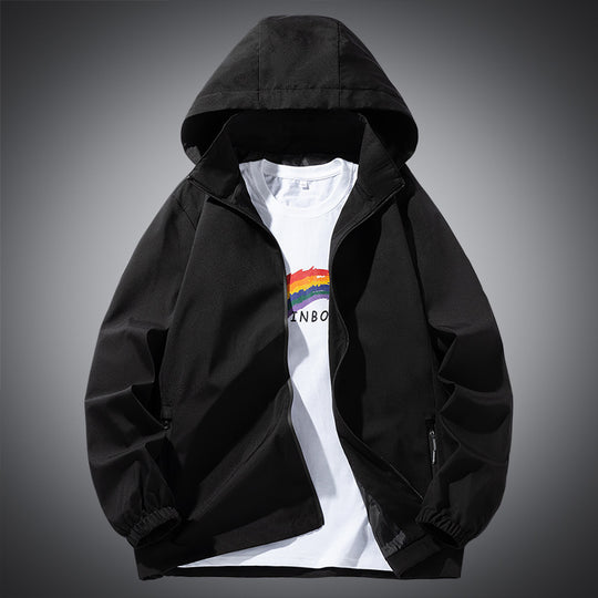 Unisex Minimalistische Softshell-Hoodie mit wasserabweisender Beschichtung, Kapuze & verdeckten Reißverschlusstaschen Nord Taschen