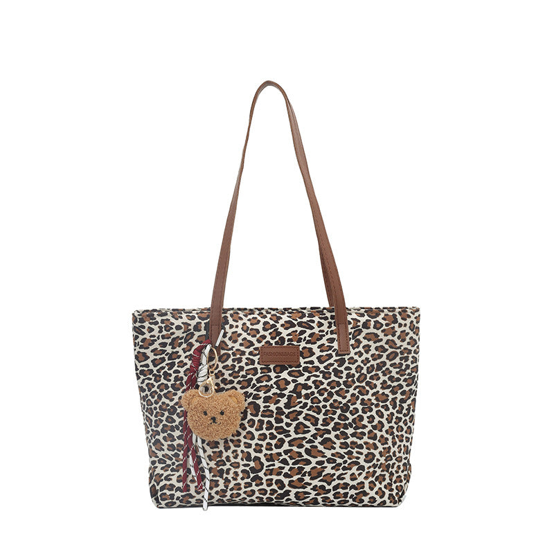 Damen modische Tragetasche mit elegantem Leopardenmuster Nord Taschen