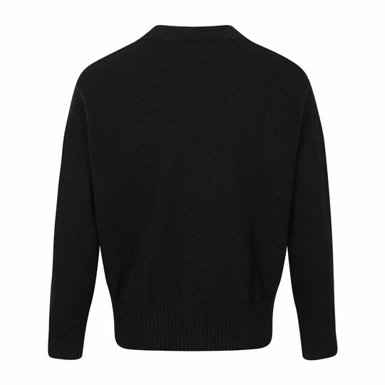 Herren Doppelt geknöpfte Strickcardigan mit Zopfmuster und Stehkragen Nord Taschen