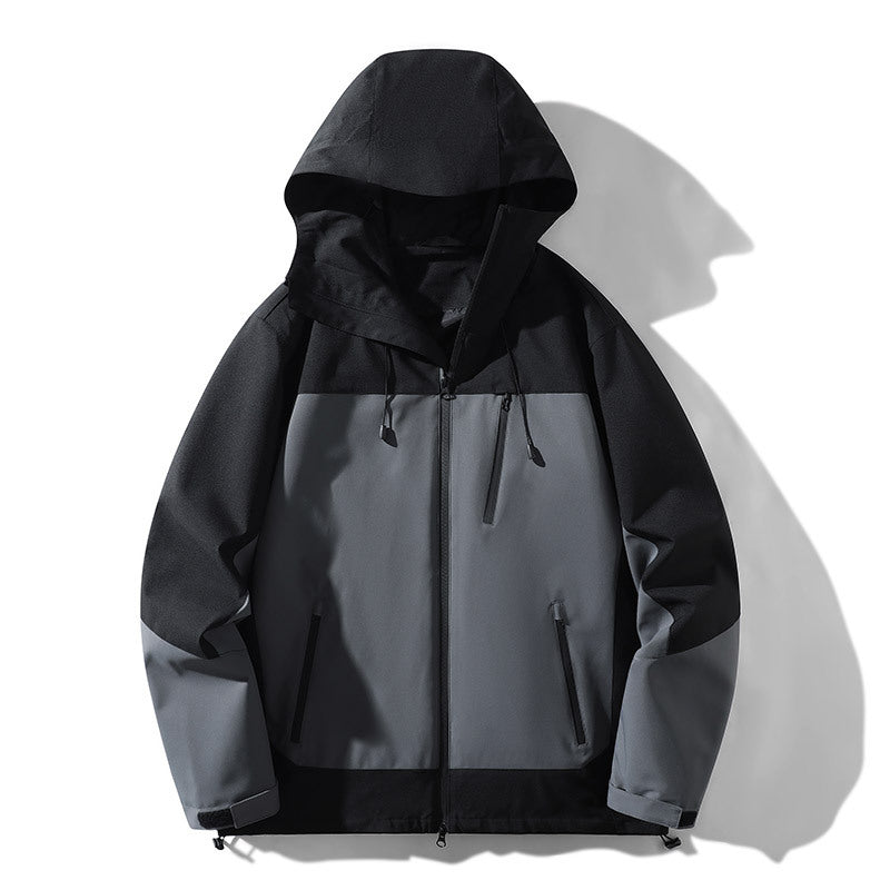 Damen technische Allwetterjacke mit vielseitigem Kapuzendesign und verstellbaren Belüftungsöffnungen