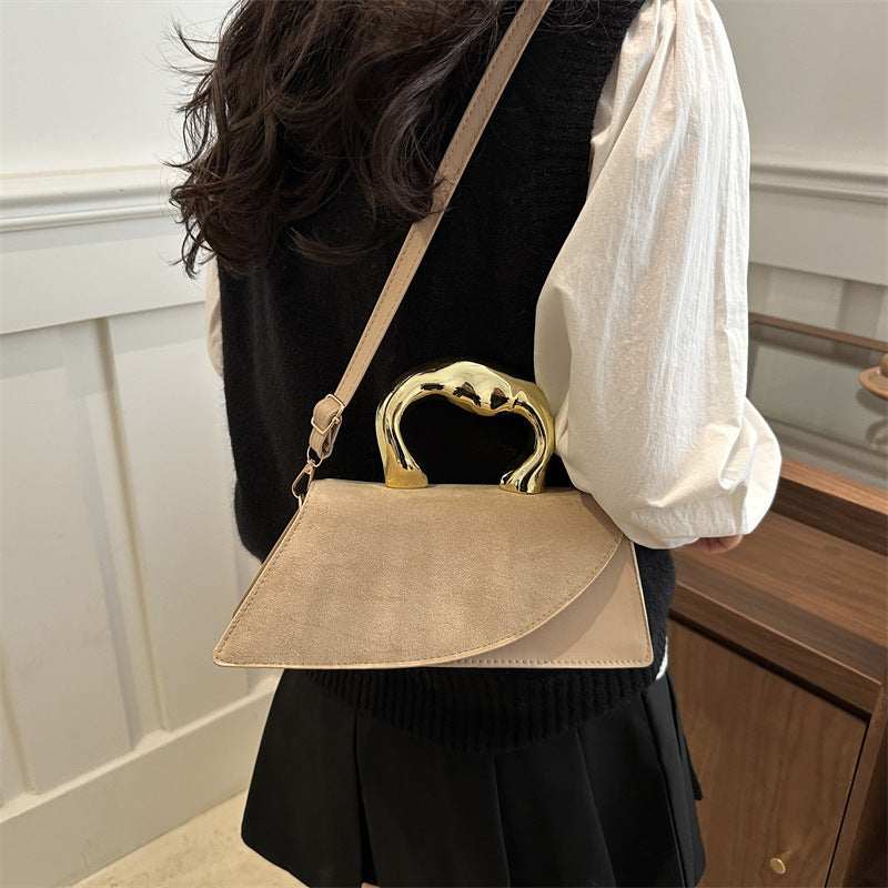 Damen elegante Handtasche mit luxuriösem Acrylgriff Nord Taschen