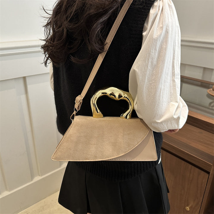 Damen elegante Handtasche mit luxuriösem Acrylgriff Nord Taschen