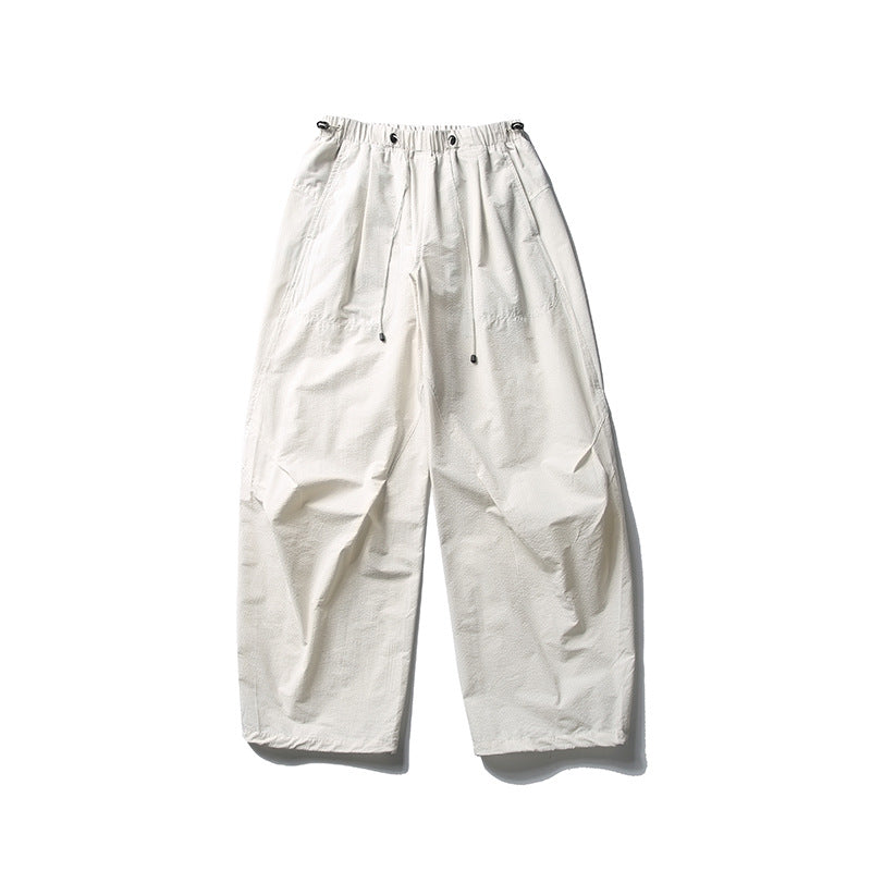 Unisex Weite Ripstop-Hose im Balloon‑Schnitt mit Tunnelzugbund und Utility‑Taschen Nord Taschen