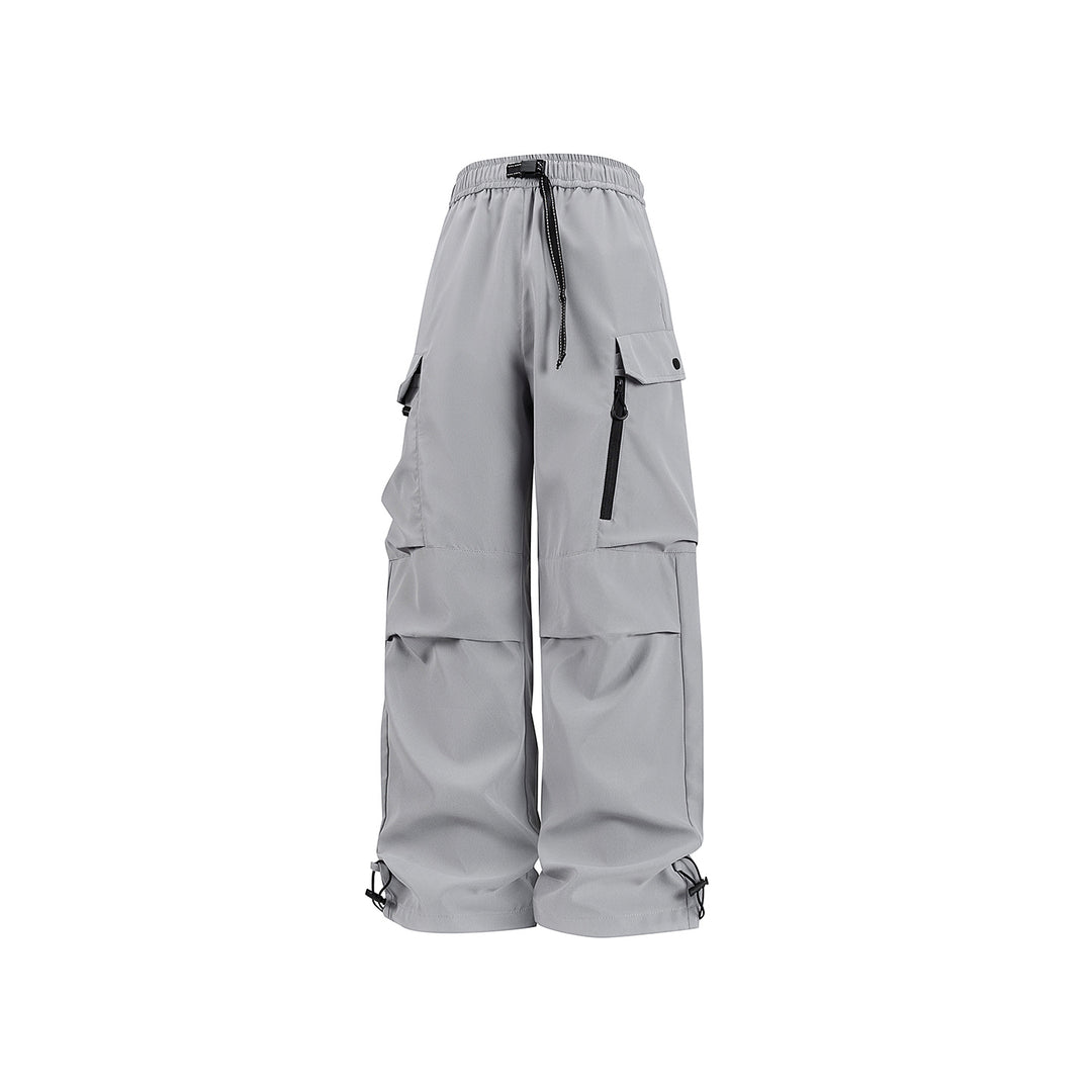 Unisex Weite technische Cargo-Hose mit Multifachtaschen, Tunnelzug und verstellbaren Beinabschlüssen Nord Taschen