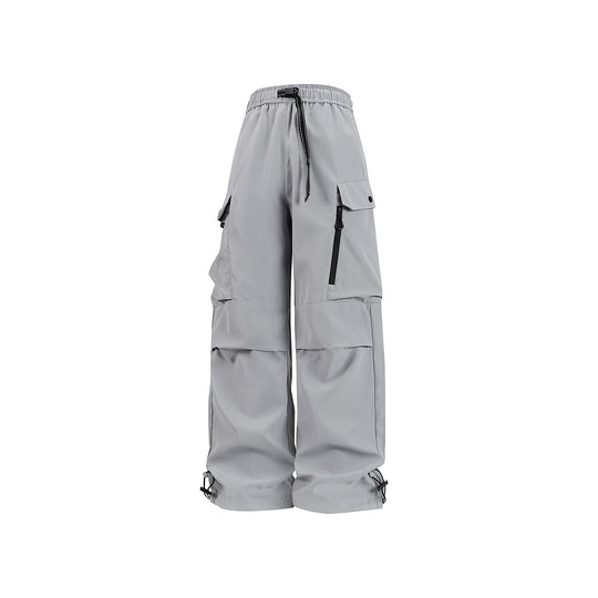 Unisex Weite technische Cargo-Hose mit Multifachtaschen, Tunnelzug und verstellbaren Beinabschlüssen Nord Taschen