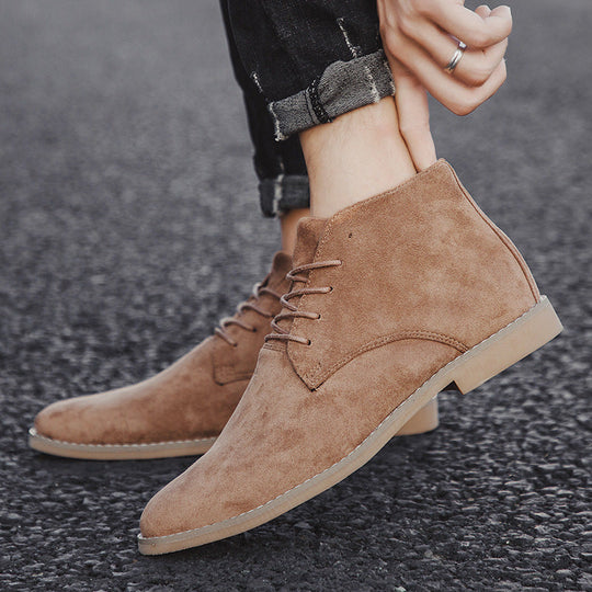 Herren Mokassins aus weichem Wildleder mit modernem Design - Vittorelli
