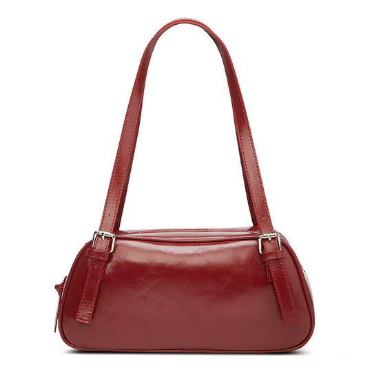 Damen Handtasche mit schickem, flachem Design und verstellbarem Schulterriemen Nord Taschen
