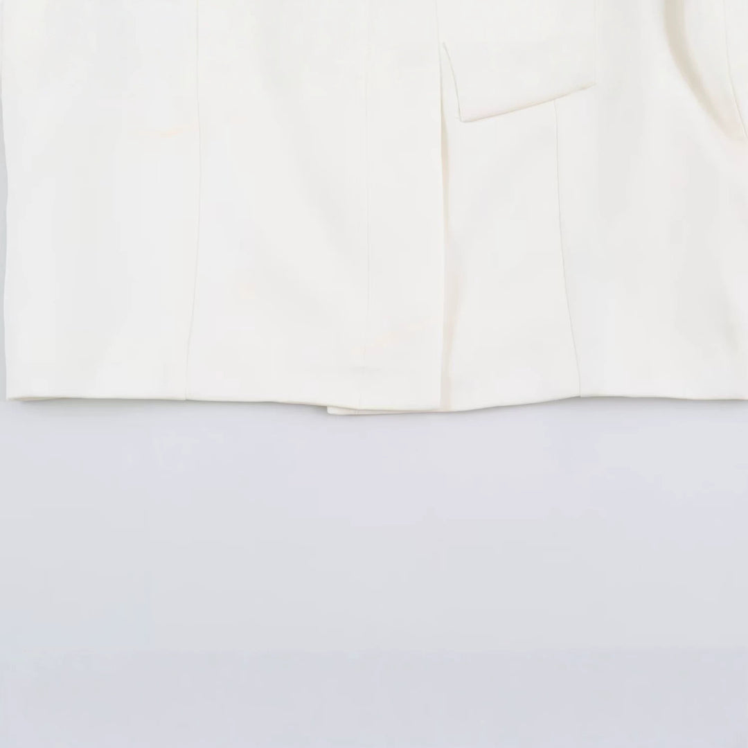 Damen Kurzblazer mit Stehkragen, verdeckter Knopfleiste und dreiviertelärmeln Nord Taschen