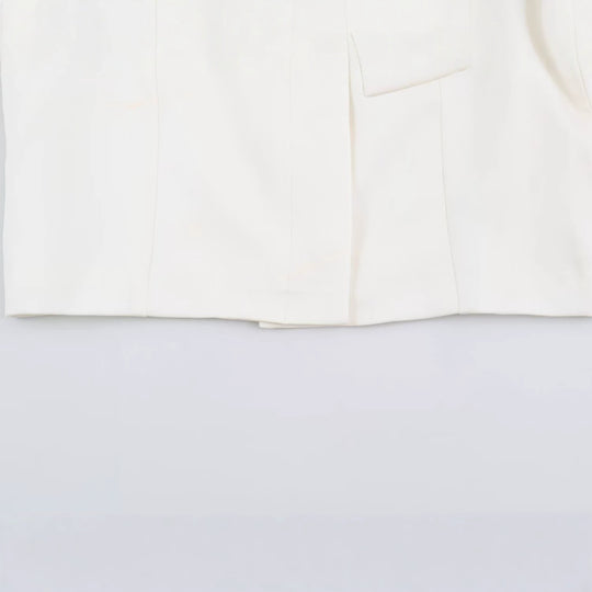 Damen Kurzblazer mit Stehkragen, verdeckter Knopfleiste und dreiviertelärmeln Nord Taschen