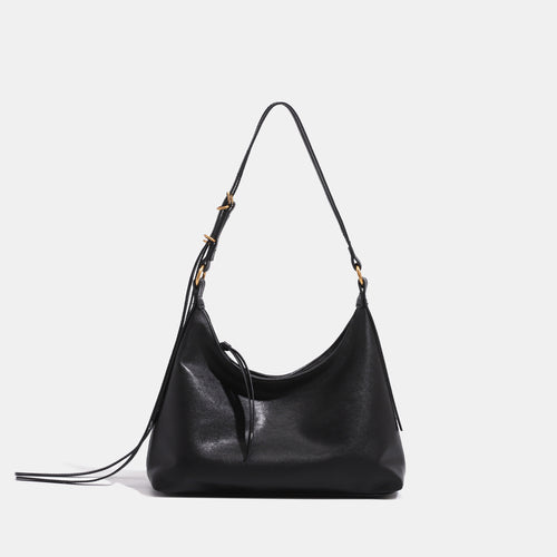 Damen Hobo-Tasche aus hochwertigem Leder mit verstellbarem Schulterriemen Nord Taschen