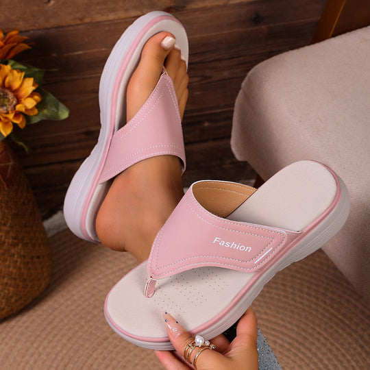 Damen Zehentrenner-Schuhe mit rutschfester Sohle und anatomischer Fußbettung