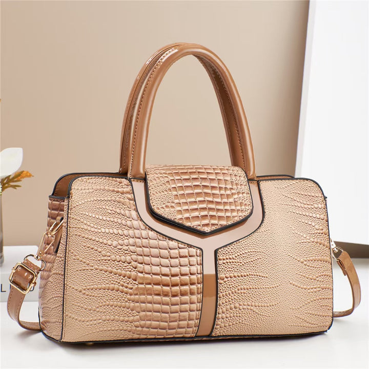 Damen elegante Handtasche im modernen Krokodillederstil Nord Taschen