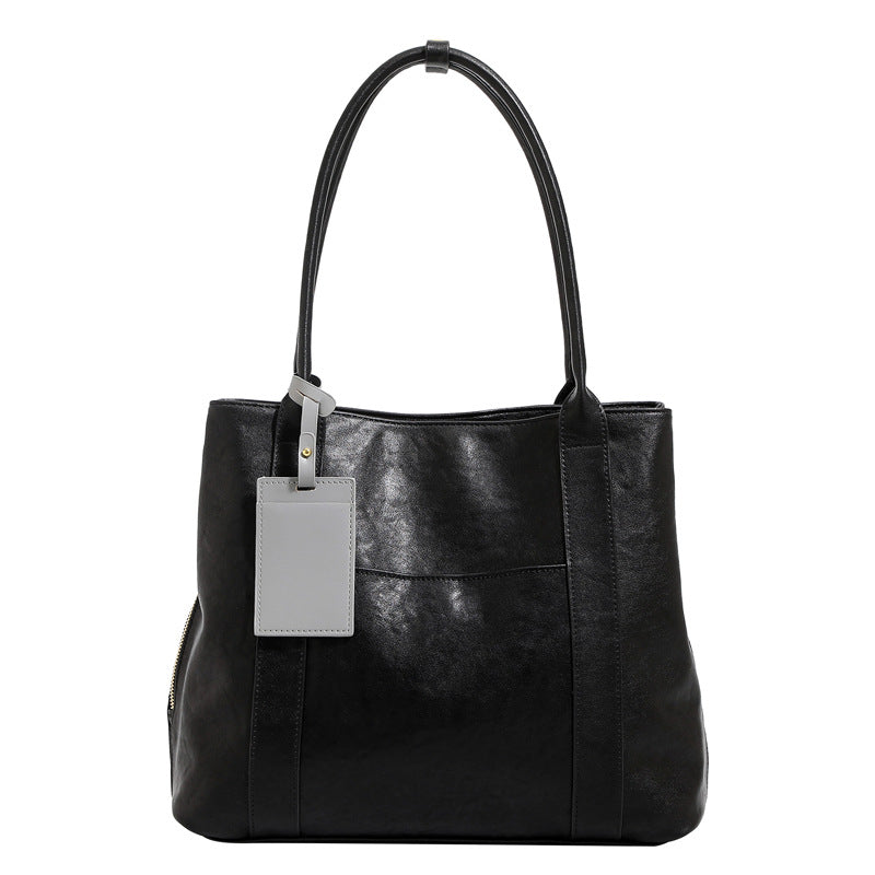Damen Tragetasche aus hochwertigem Kunstleder mit eleganter Struktur Nord Taschen