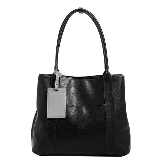 Damen Tragetasche aus hochwertigem Kunstleder mit eleganter Struktur Nord Taschen