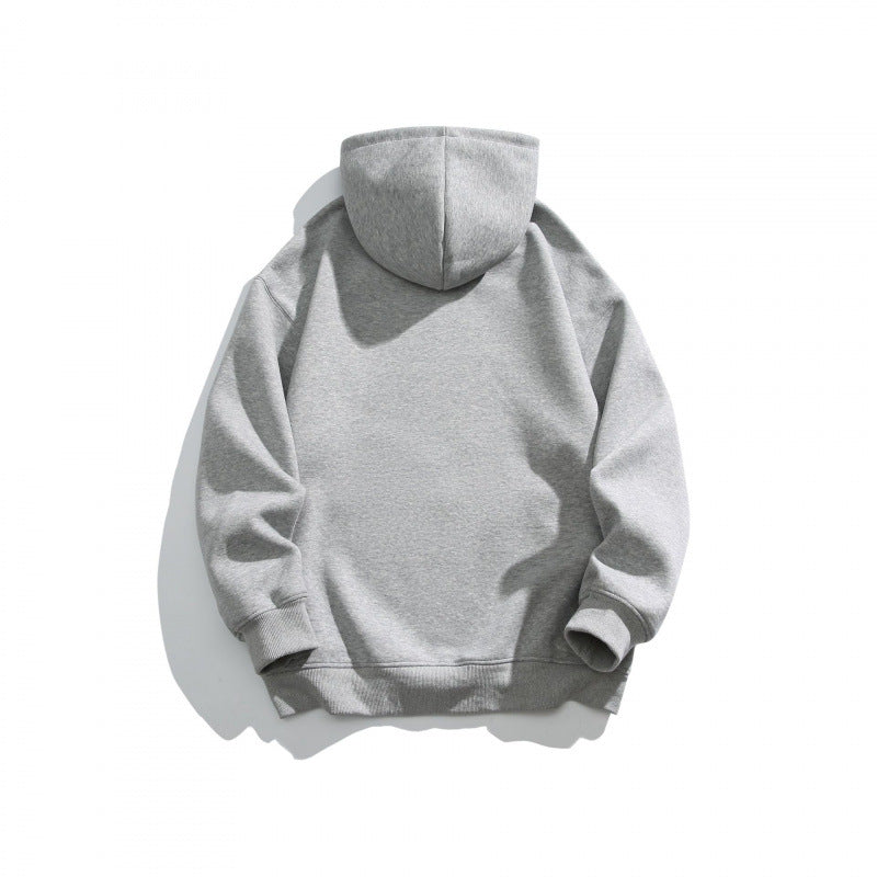 Unisex Oversize-Kapuzenpullover mit Kängurutasche und minimalem Frontprint Nord Taschen
