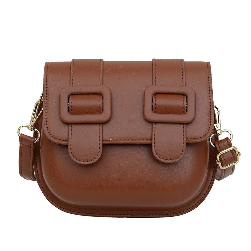 Damen Schultertasche mit doppelten Schnallen Nord Taschen