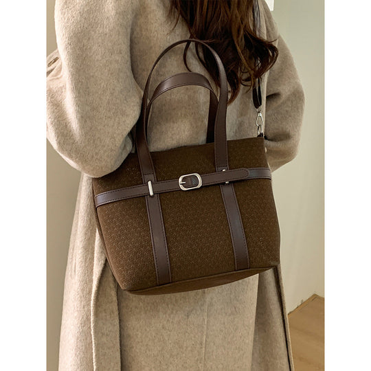 Damen modische Handtasche mit abnehmbaren Schultergurt Nord Taschen