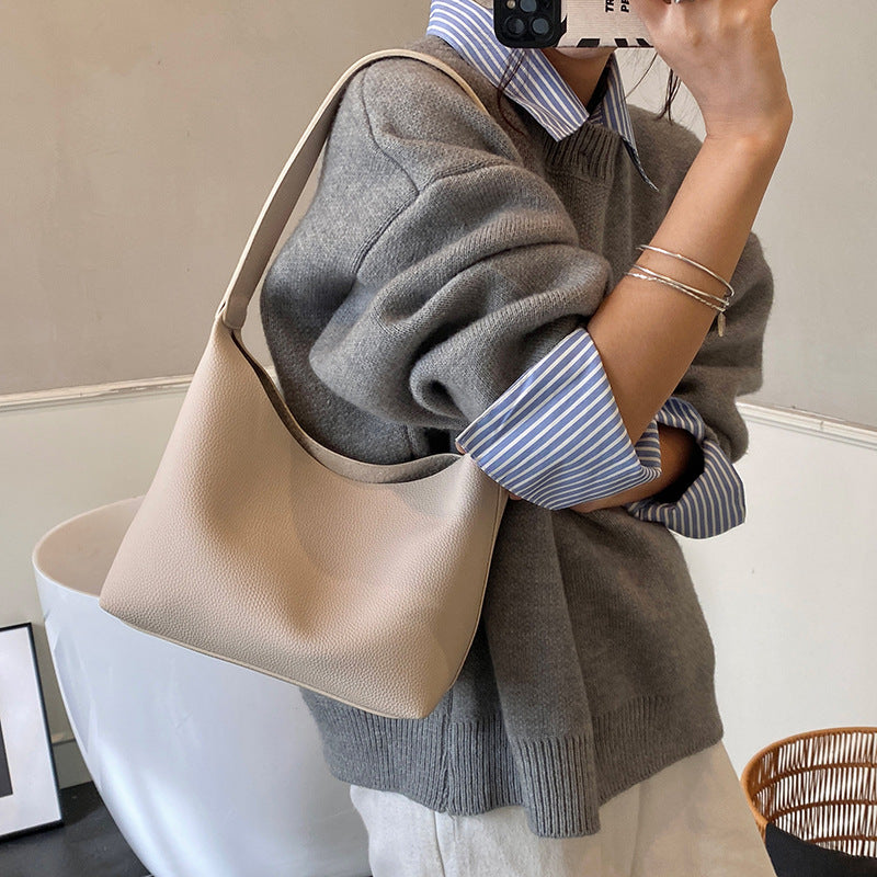 Damen stilvolle Hobo-Tasche aus hochwertigem Kunstleder Nord Taschen
