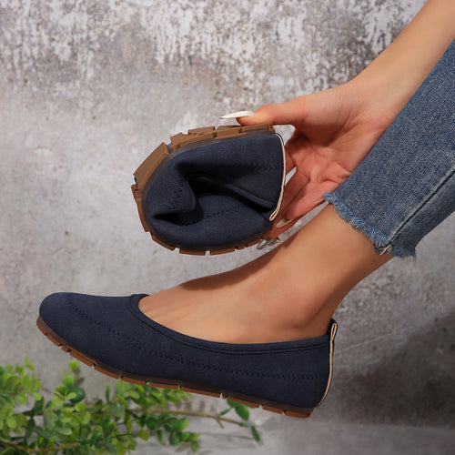 Damen  komfortable Ballerina-Slipper mit gepolstertem Komfortfußbett und rutschfester Profilsohle Nord Taschen