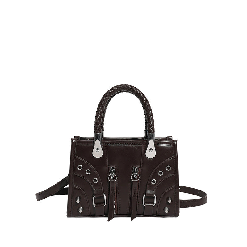 Damen Multifunktionale Hobo-Tasche mit geflochtenen Akzenten Nord Taschen