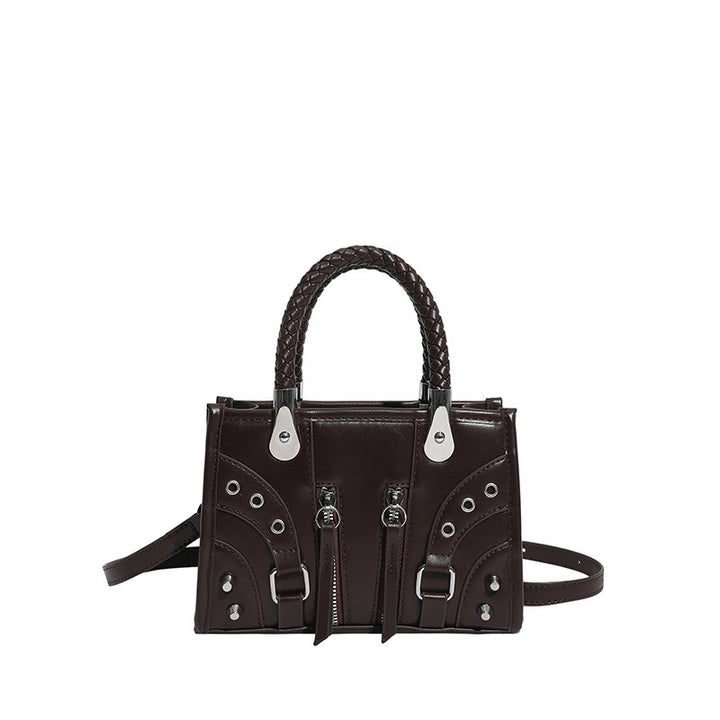 Damen Multifunktionale Hobo-Tasche mit geflochtenen Akzenten Nord Taschen